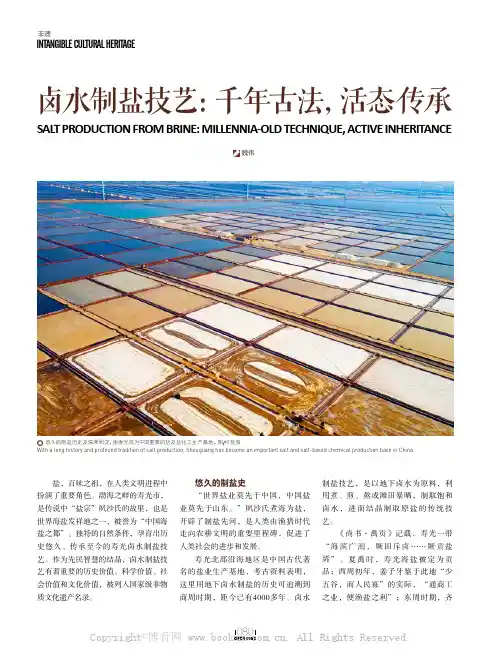卤水制盐技艺：千年古法，活态传承