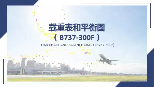 载重表和平衡图(B737-300F)