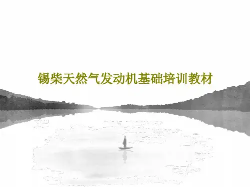 锡柴天然气发动机基础培训教材66页PPT