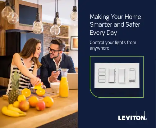 leviton智能灯泡控制系列产品说明书