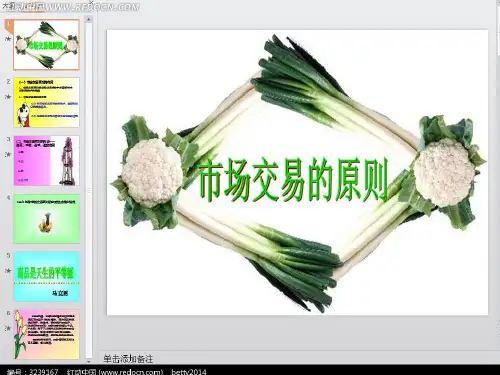 遵循市场规则    维护市场秩序PPT课件