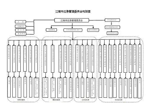 江南市应急管理委员会构架图