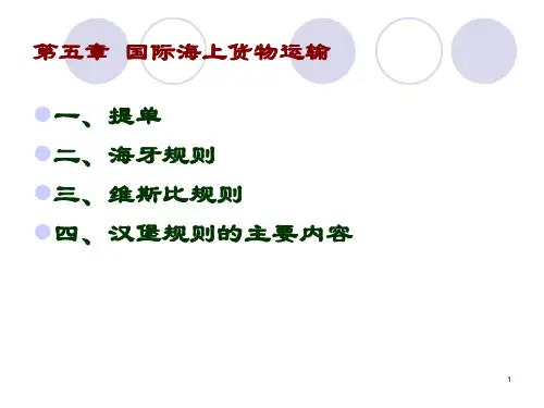 国际海上货物运输