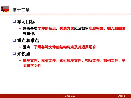 数据结构(C)严蔚敏-(文件)PPT课件
