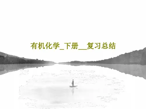 有机化学_下册__复习总结共31页PPT