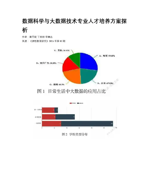 数据科学与大数据技术专业人才培养方案探析