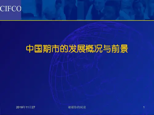 中国期市的发展概况与前景.pptx