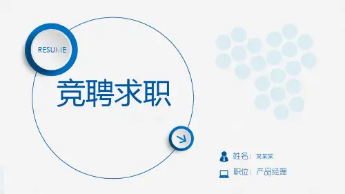 【通用】总工程师竞聘PPT