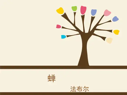 人教部编版八年级上册语文《蝉》课件(共42张PPT)