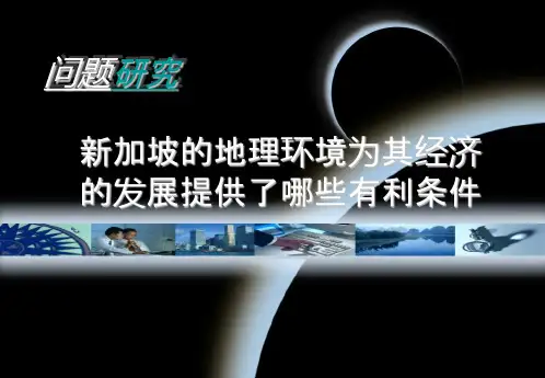 新加坡的地理环境为其经济的发展提供了哪些有利条件(1)