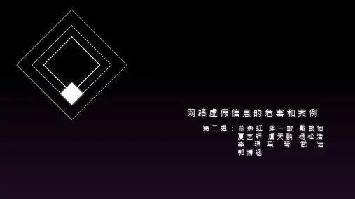 网络虚假信息PPT课件