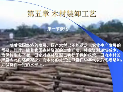木材装卸搬运方法