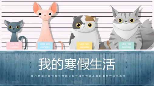 我的寒假生活ppt