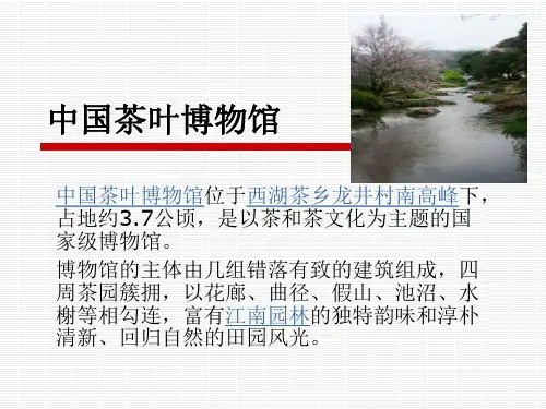 中国茶叶博物馆ppt课件