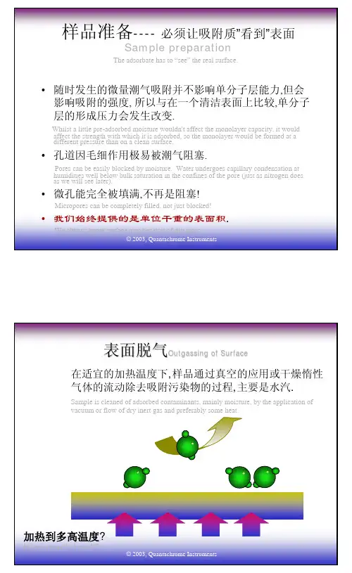 2011 下半年讲课 氮吸附 孔分析