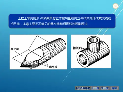 机械制图第五章 常见的立体表面交线