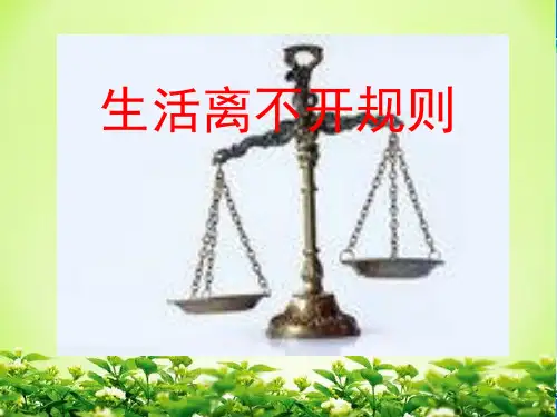 三年级下册道德与法治课件-9.生活离不开规则-部编版 (共35张PPT)