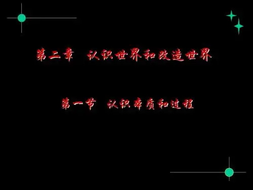 马克思主义哲学第二章-1认识本质和过程-文档资料