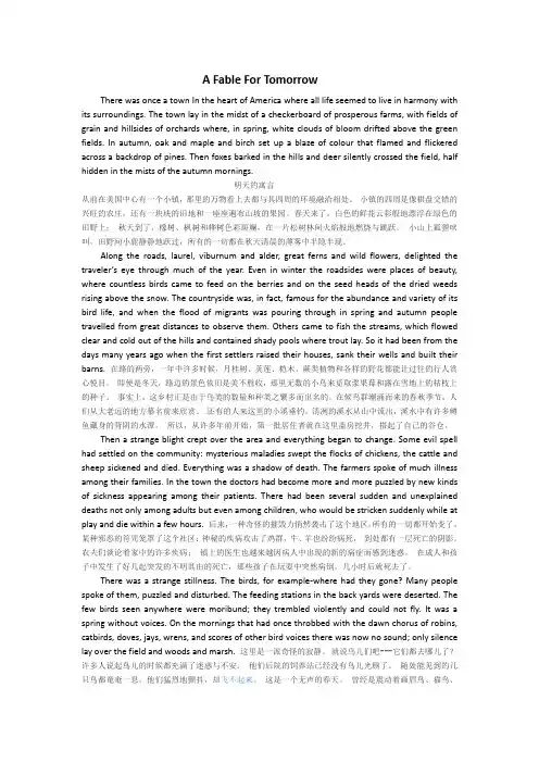 大学英语综合教程2unit8课文翻译