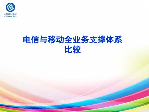 全业务支撑体系比较