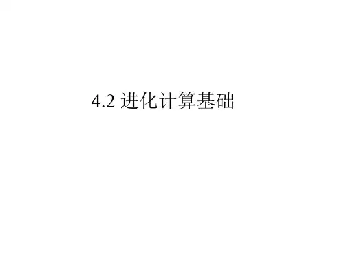 4.2 进化计算基础