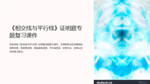 《相交线与平行线》证明题专题复习课件