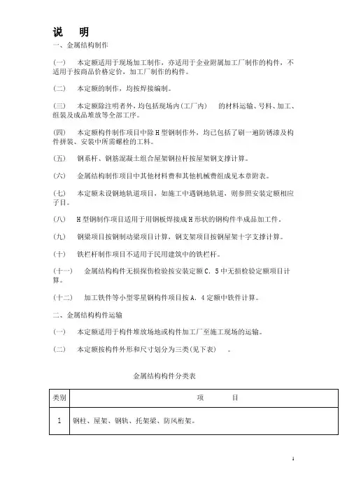 03定额说明