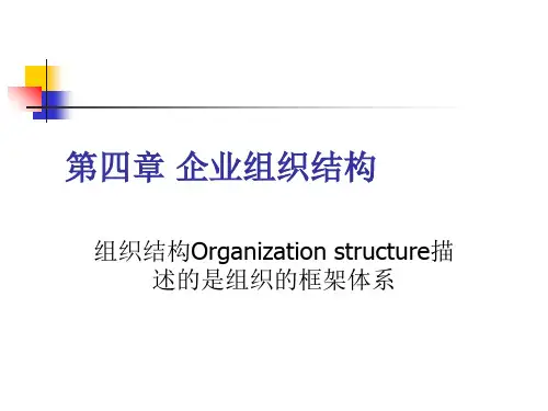 企业组织结构