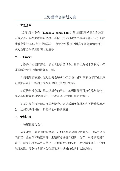 上海世博会策划方案