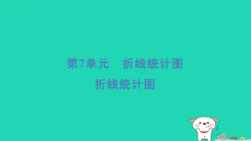 浙江省2024五年级数学下册第7单元折线统计图重点课件新人教版
