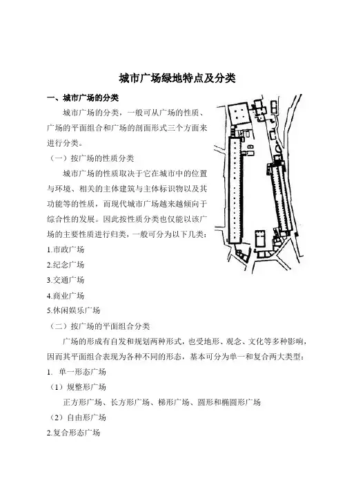 3-2-1城市广场的分类及特征讲解