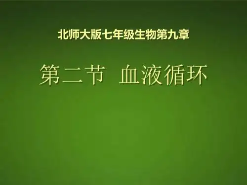 《血液循环》PPT课件