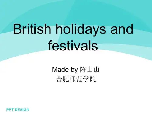 英国传统节日文化介绍 ppt课件