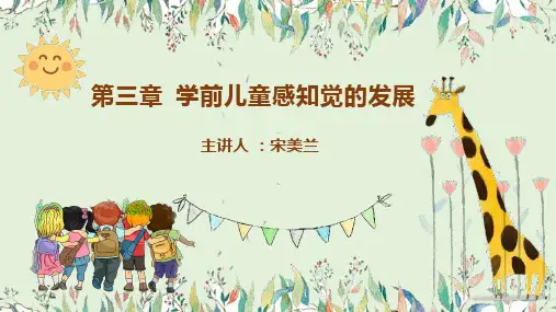 第3章 学前儿童感知觉的发展