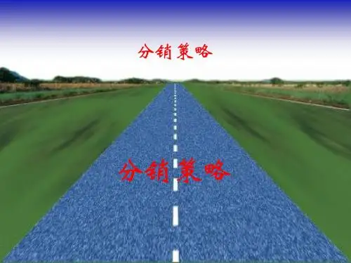 分销策略培训课件(ppt 36张)