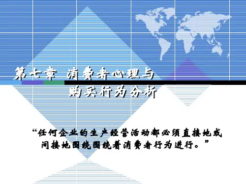 消费者购买行为与4P营销策略