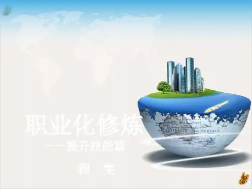 职业化修炼提升技能篇PPT公开课(50页)