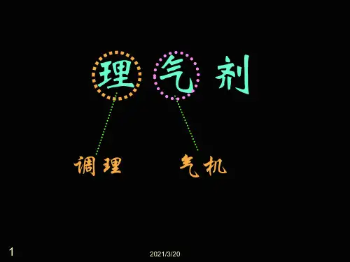 方剂学理气剂课件
