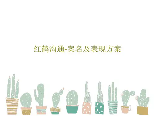 红鹤沟通-案名及表现方案共84页文档