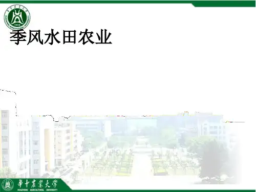 高中地理必修二季风水田农业课件.ppt