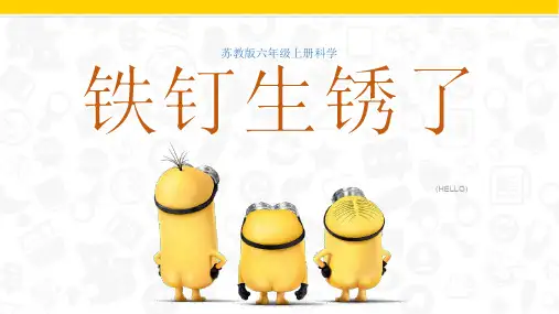 六年级上册科学《2铁钉生锈了》苏教版