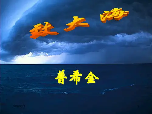 致大海精品PPT教学课件