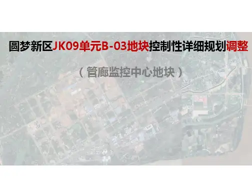 安庆圆梦新区部分地块控制性详细规划