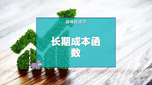 长期成本函数