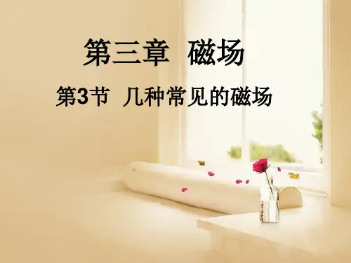 人教版高二物理选修：几种常见的磁场课件