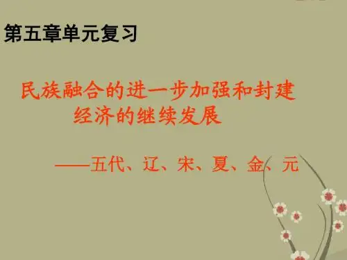 高三历史宋元单元复习课件 新课标 人教版