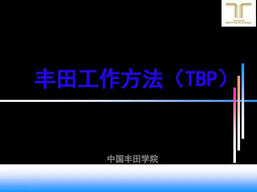 丰田工作方法 142页PPT文档