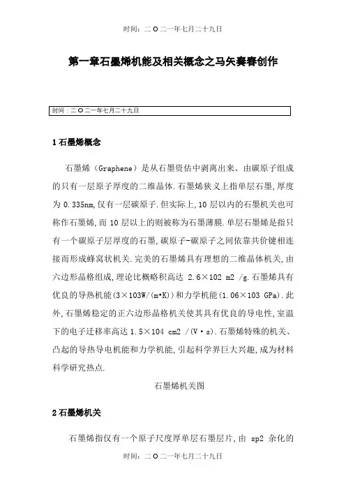 石墨烯性能简介