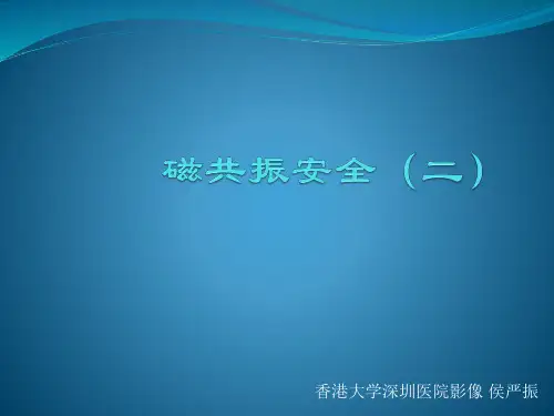 磁共振安全(二)