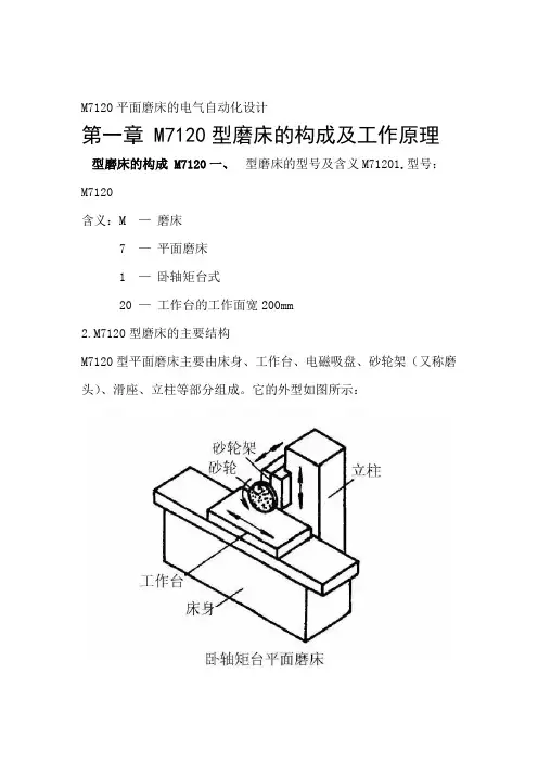 M7120平面磨床的电气自动化设计